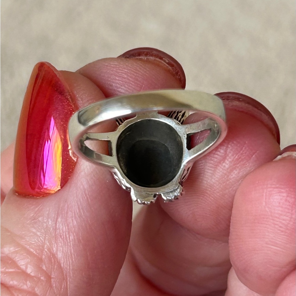 925 Sterling Silver Hand-Crafted Rabbit Ring - Picture 9 of 11